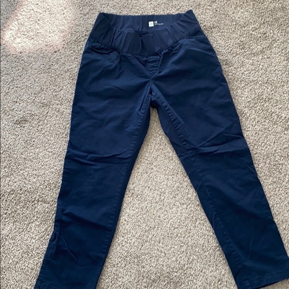 GAP Pants - Maternity gap navy chino pants